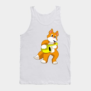 Cat Musician Saxophone Music Tank Top